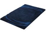 Badematte KLEINE WOLKE "»Mystic«, Badvorleger, Badezimmer Teppich", navy, H:25mm, Polyacryl, Badematten, Badematte, Badteppich, modernes Design, Hoch-Tief Effekt, rechteckig & rund