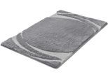 Badematte KLEINE WOLKE "»Mystic«, Badvorleger, Badezimmer Teppich", anthrazit, H:25mm, Polyacryl, Badematten, Badematte, Badteppich, modernes Design, Hoch-Tief Effekt, rechteckig & rund