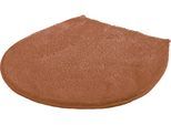 Badematte KLEINE WOLKE "Cotone, Badvorleger, Badezimmer Teppich", orange (terracotta), H:17mm, Baumwolle, Badematten, Badematte, Badteppich, Uni Farben, reine Baumwolle, waschbar