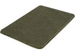 Badematte KLEINE WOLKE "Marco, Badvorleger, Badezimmer Teppich", grün (forest), H:20mm, Polyester, Badematten, Badematte, Badteppich, Uni Farben