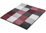 Badematte KLEINE WOLKE "Caro, Badvorleger, Badezimmer Teppich" Gr. 2, rosa (oldrose), H:25mm, Kunstfaser, Badematten, Badematte, Badteppich, modernes Karo-Muster, Pastell-Farben, waschbar