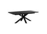 Ambia Garden Gartentisch, Grau, Metall, Stein, rechteckig, eckig, 200x260x76 cm, ausziehbar, Gartenmöbel, Gartentische, Gartentische ausziehbar