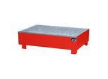 STIER Auffangwanne Premium rot für 2x200l Fässer 1200x800x360mm (904934)