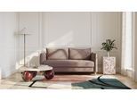 BRUNO Schlafsofa 160cm in Braun | Pillow | stabiles Massivholz & Boxspringkomfort