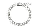 Armband TOM TAILOR, edelstahlfarben, Armbänder, Jungen, 18cm, Edelstahl, Armband