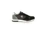 Blauer Zwarte Polyurethaan Heren Sneaker