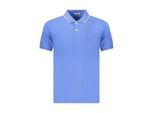 Coveri Moving Blauwe Katoenen Polo Voor Mannen