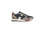 Blauer Blauw Polyurethaan Heren Sneaker
