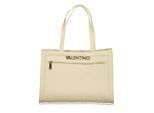 Mario Valentino Beige Polyurethaan Damestas Met Meerdere Zakjes