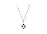 Zeeme for Kids Anhänger mit Kette 925/- Sterling Silber rhodiniert Fußball