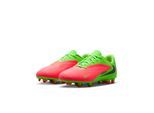 Fußballschuh NIKE "JR PHANTOM 6 LOW CLUB FG/MG EH", Mädchen, Gr. 33, hot punch, schwarz, grün strike, Synthetik, Schuhe Fußballschuh, Erling Haarland, Außensohle für Rasenplätze, für Kinder & Jugendliche