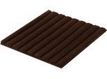 Badematte KLEINE WOLKE "Cord, Badvorleger, Badezimmer Teppich", braun (nussbraun), H:25mm, Polyacryl, Badematten, Badematte, Badteppich, Streifen Design, Hoch-Tief Effekt