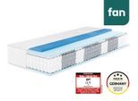 Taschenfederkernmatratze FAN "Sleep Spring Pro, Boxspringmatratze m. Thermogelauflage, 90x200 & mehr", weiß, B:80cm H:33cm L:200cm, Bezug: 60% Polyester, 40% Viskose. Steppfüllung: 100% Polyester, Matratzen, Taschenfederkernmatratze, Haus & Garten Test "GUT", getestet in Gr. 90x200, H2