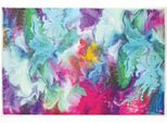 Badematte KLEINE WOLKE "Fusion, Badvorleger, Badezimmer Teppich", bunt (multicolor), H:5mm, Polyester, Badematten, Badematte, Badteppich, bedruckt, modernes Design, kräftige Farben