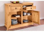 Kommode OTTO HOME, beige (hell gewachst), B:104cm H:84cm T:47cm, Sideboards, Kommode, Breite 104 cm, Höhe 84 cm
