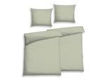 Bettwäsche FLORELLA "Uni pastell gruen Edel-Satin, 100% Baumwolle", pastell grün, B/L: 140cm x 200cm, 2 Stk., 2 Stk., Satin, B/L: 70cm x 90cm, Satin, Obermaterial: 100% Baumwolle CO. Obermaterial: 100% Baumwolle CO., Bettwäsche, Bettwäsche