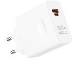 HUAWEI USB-Ladegerät "SuperPower Wall Charger 100 W", weiß, B:8cm H:3cm T:10cm, Ladegeräte, USB-Ladegerät