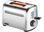 UNOLD Toaster "2er Retro 38326", silber (edelstahlfarben), B:29,5cm H:19,1cm T:15,8cm, Toaster, Toaster