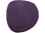 Badematte TOM TAILOR HOME "Cozy Bath UNI, Badvorleger, Badezimmer Teppich", lila, H:27mm, Polyester, Badematten, Badematte, Badteppich, Uni Farben, rechteckig, in rund & oval erhältlich