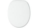 WC-Sitz SANILO "Basic mit Absenkautomatik, viele schöne Toilettensitze", weiß, B:37,7cm L:47cm, MDF - Mitteldichte Holzfaserplatte, WC-Sitze, Premium Toilettendeckel, moderner Klodeckel, leichte Montage