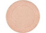 Badematte KLEINE WOLKE "Talia, Badvorleger, Badezimmer Teppich", lila (pearl), H:9mm, Baumwolle, Badematten, Badematte, Badteppich, rund, Uni Farben, mit Bordüre