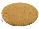 Badematte TOM TAILOR HOME "Cozy Bath UNI, Badvorleger, Badezimmer Teppich", gold, H:27mm, Polyester, Badematten, Badematte, Badteppich, Uni Farben, rechteckig, in rund & oval erhältlich