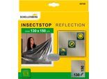 Fliegengitter-Gewebe SCHELLENBERG "Reflection, reflektierender Insektenschutz", grau (rahmen: grau gewebe: grau), B:130cm H:150cm, Insektenschutzgitter, für Fenster, 130 x 150 cm, anthrazit