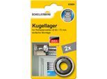 Kugellager SCHELLENBERG "Maxi, für Achtkantwellen mit 60 mm Durchmesser", silber, 2 Stk., Stahl, Wälzlager, unterstützt die Leichtgängigkeit eines Rollladens