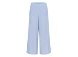 Stoffhose KAFFE "Casual Hose BPmalena", Damen, Gr. 36, N-Gr, blau (ebbandflow meliert, chalk stripe), Obermaterial: 100% Baumwolle CO., Hosen Stoffhose