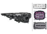 HELLA Hauptscheinwerfer 1ex354871021 LED rechts für Audi