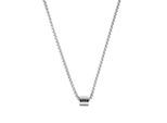 Kette mit Anhänger TOM TAILOR, edelstahlfarben, Halsketten, Herren, Edelstahl, L: 55 B: 2,8mm, B:2,8mm