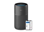 Luftreiniger PHILIPS "PureProctect Quiet 2200 Series, Luftreinigungsrate 420 m³/h", grau (schwarz), B:28cm H:48,6cm T:28cm, Luftreiniger, Luftreiniger, 3-Schichten-HEPA-Filtersystem, mit App Verbindung, leise
