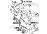 FEBEST Lagerung, Differential mzmb030 vorne für MAZDA