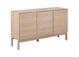 Livetastic , Eichefarben , Holzwerkstoff , furniert , 3 Fächer , 135.4x80x40 cm , Kleinmöbel, Kommoden, Kommoden