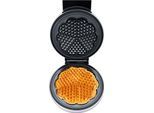 STEBA Waffeleisen "WE 16", bunt (weiß, silberfarben), B:21cm H:10,5cm T:25,5cm, Waffeleisen