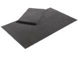 Badematte OTTO HOME "Inga, 2 tlg. Hotelmatten-Set" Gr. 2, grau, H:4mm, Baumwolle, Badematten, Badematte, feine Bordüre, einfarbig, 100% Baumwolle, 2-teiliges Badematten-Set