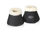 Equinate Hufglocken Furlyn mit synthetischem Lammfell schwarz M