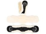 Equinate Westerngurt Classical anatomisch Lammfell naturfarben 85 cm
