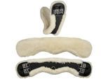 Equinate Mondgurt anatomisch Lammfell naturfarben 80 cm