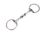 Equinate Olivenkopfgebiss Edelstahl 16mm doppelt gebrochen 1,6 cm 14,5 cm