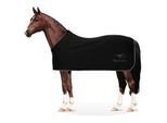Equinate Abschwitzdecke Orlando aus Fleece mit Widerristpolster schwarz 1,25 m