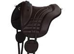 Equinate Reitpad Stella aus verziertem Kunstleder braun S