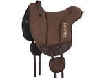 Equinate Reitpad Hamilton aus synthetischem Wildleder braun S