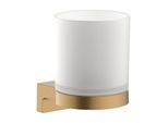 hansgrohe AddStoris S Zahnputzbecher 41769140 Wandmontage, brushed bronze