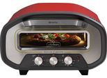 ARIETE Pizzaofen "3901", rot, B:50cm H:28cm T:46cm, Pizzaöfen, bis 430C, herausnehmbarer Pizzastein, inkl. Zubehör
