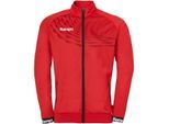 Trainingsjacke KEMPA "Trainingsjacke WAVE 26 POLY JACKE", Herren, Gr. XXL, rot (rot, chilirot), Obermaterial: 100% Polyester Pol. recyc.., Jacken Trainingsjacke