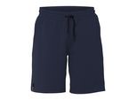 Shorts KEMPA "Shorts STMNT Kids", Mädchen, Gr. 164, N-Gr, blau (marine), Obermaterial: 72% Baumwolle CO(Bio). 28% Polyester Pol. recyc.., Hosen Shorts