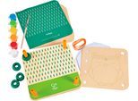 Kreativset HAPE "Kunst-Set Blumenpresse", grün (bunt), Kreativsets, Kinder, Kreativset