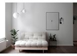 Daybett KARUP DESIGN "Roots Sofa Bed, Schlafsofa,, Bettfunktion, FSC-Massivholz", grün (olive grün), B:140cm H:85cm, Daybetten, Daybett, Inkl. Futonmatratze, Made in Europe, langlebig, B: 140 oder 160 cm