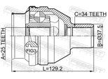 FEBEST Gelenksatz, Antriebswelle 1811z16rh Vorderachse für Opel GM